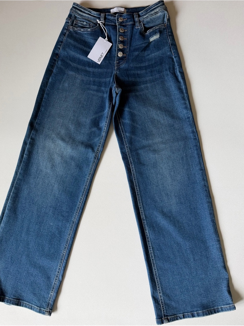 Vervet High-Rise Wide Leg Women's Jeans - Blue